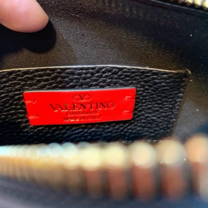 Сумка через плечо Rockstud из мелкозернистой телячьей кожи 19 см фото 6