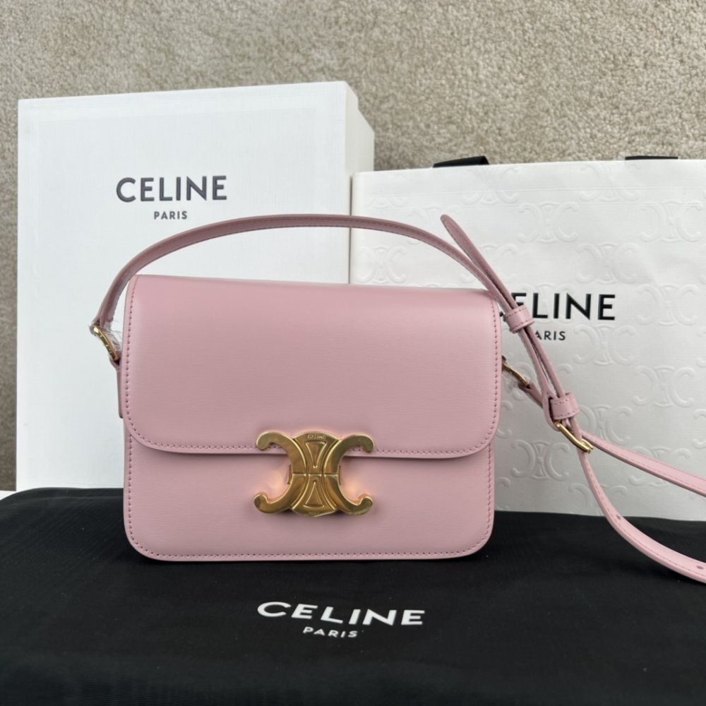 A bag across shoulder TEEN TRIOMPHE 18 cm of veal skin