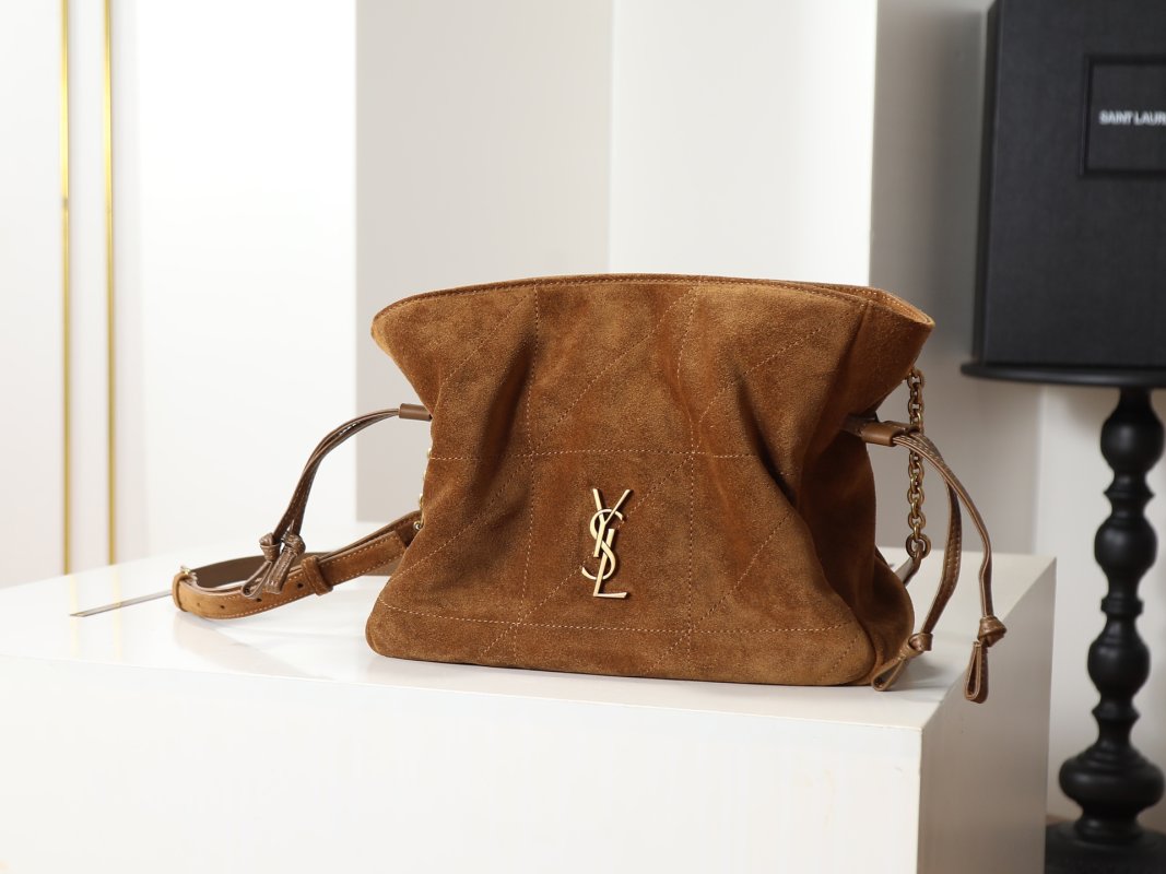 A bag across shoulder suede Lucky Bag 26 cm