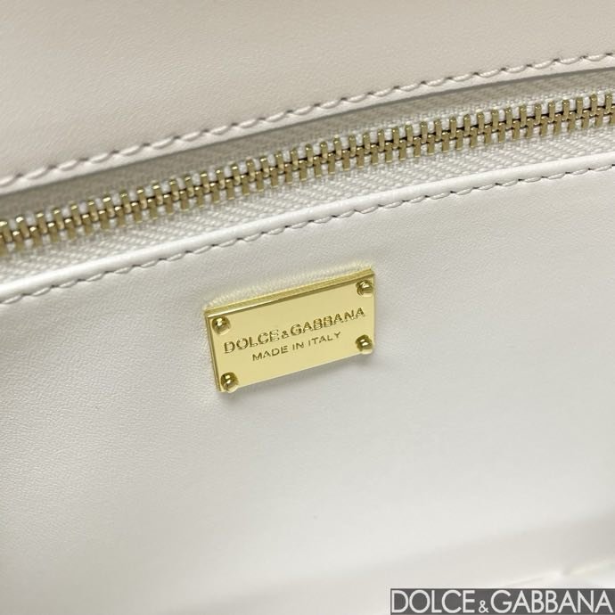 Сумка DG Logo через плече шкіряна жіноча 20 см фото 7