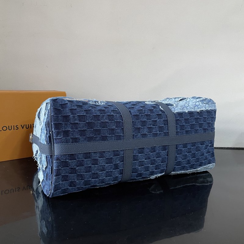 Сумка джинсовая дорожная Keepall Bandouliere 50 фото 4