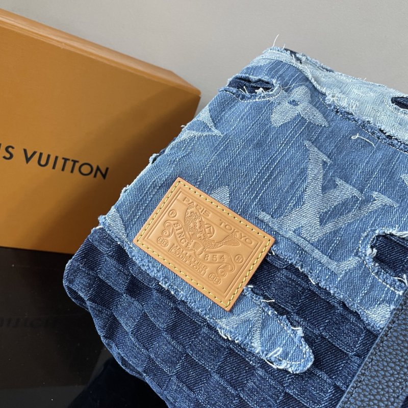 Сумка джинсовая дорожная Keepall Bandouliere 50 фото 5