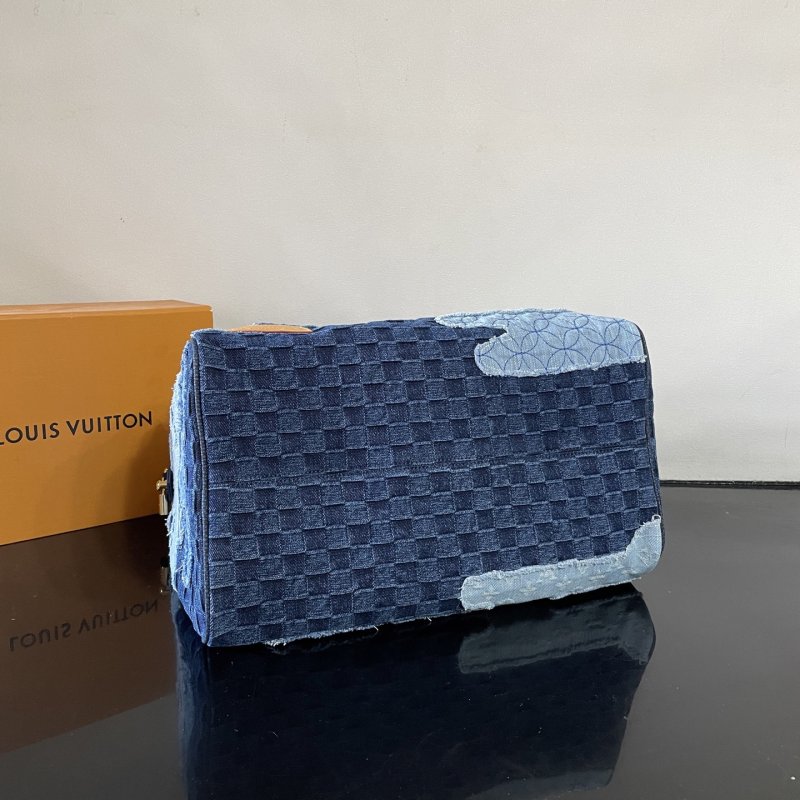 Сумка джинсовая дорожная Speedy Bandouliere 40 фото 4