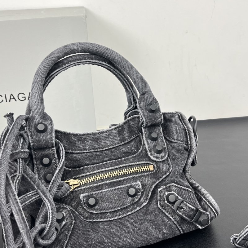 Сумка джинсовая Le City 24 см фото 5