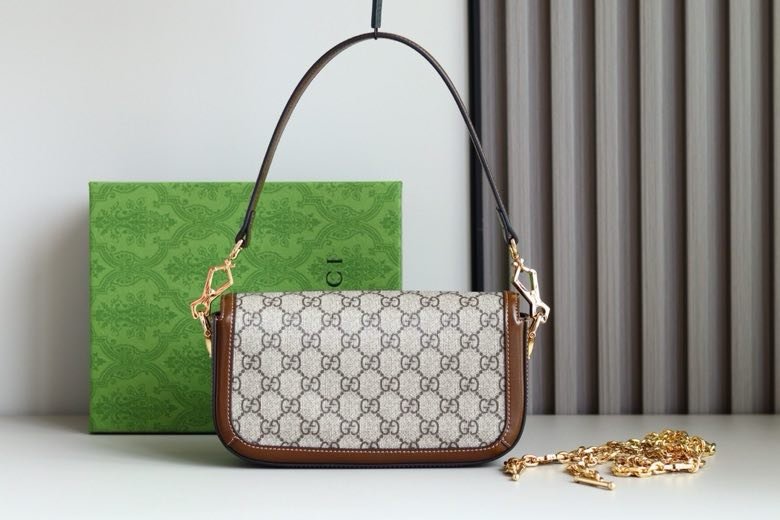 Сумка GG Horsebit 23 см фото 9