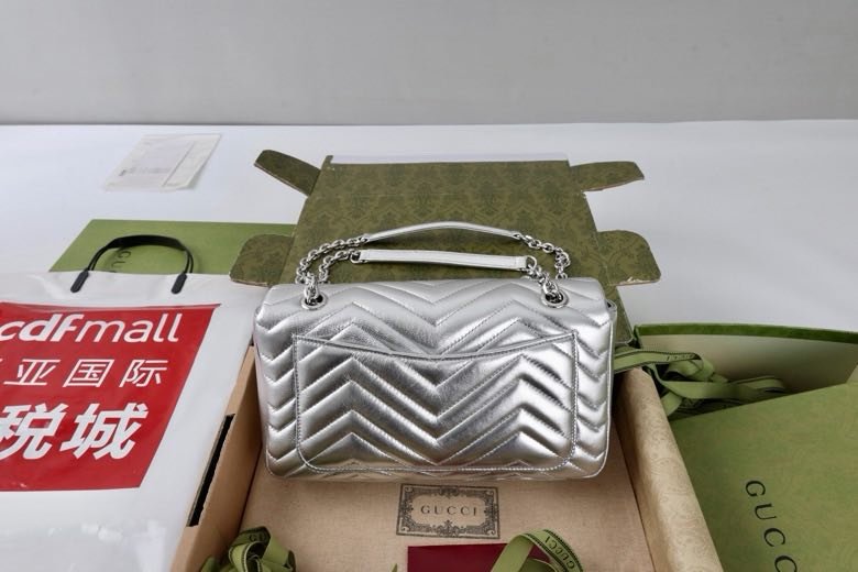 Сумка GG Marmont кожаная 26 см фото 8