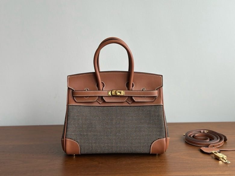 Сумка HERMES BIRKIN 25 Chestnut в коже Swfit 25 см