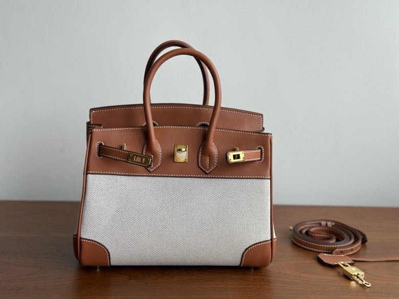 Сумка HERMES BIRKIN 25 Chestnut в коже Swfit 25 см