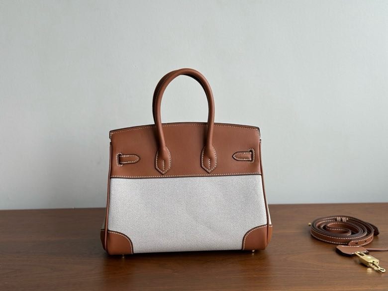 Сумка HERMES BIRKIN 25 Chestnut в коже Swfit 25 см фото 2