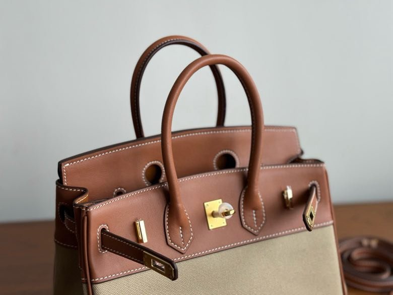 Сумка HERMES BIRKIN 25 Chestnut в шкірі Swfit 25 см фото 3