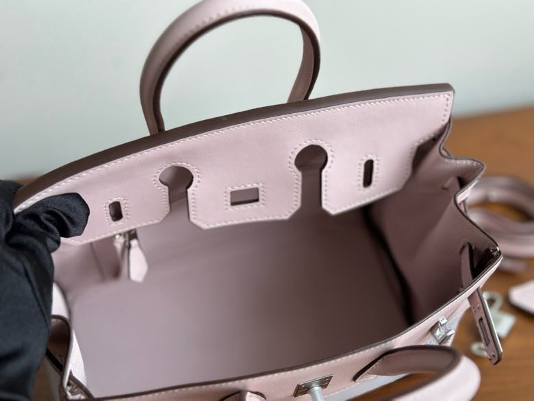 Сумка HERMES BIRKIN 25 Chestnut в коже Swfit 25 см фото 3