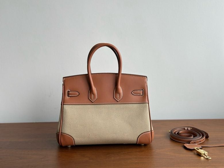 Сумка HERMES BIRKIN 25 Chestnut в шкірі Swfit 25 см фото 4