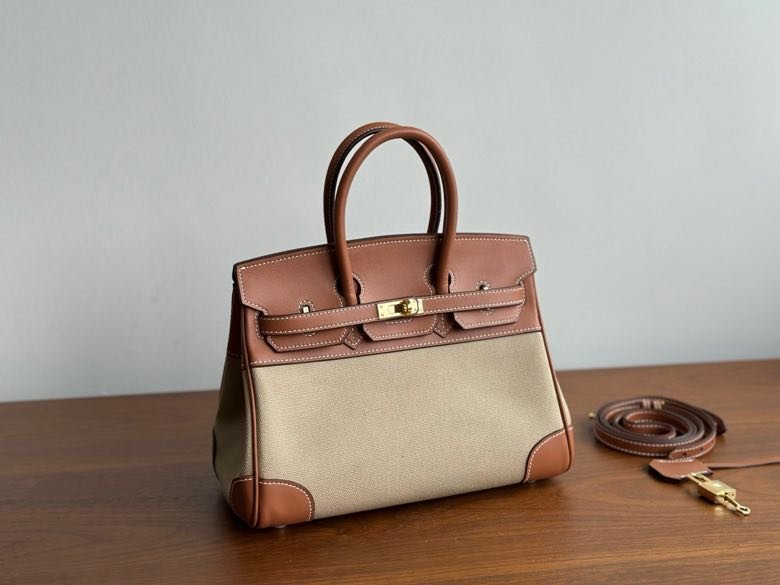 Сумка HERMES BIRKIN 25 Chestnut в шкірі Swfit 25 см фото 5