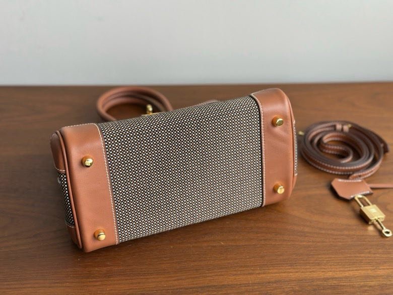 Сумка HERMES BIRKIN 25 Chestnut в коже Swfit 25 см фото 6