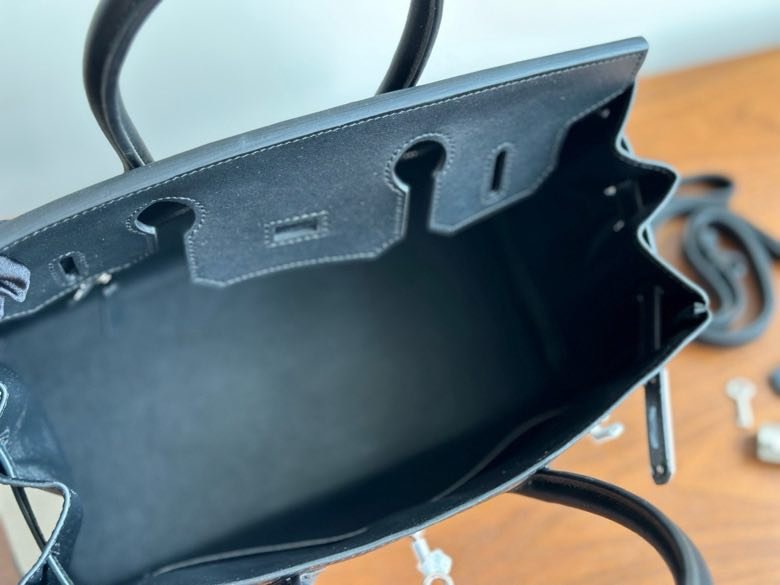 Сумка HERMES BIRKIN 30 Chestnut в коже Swfit 30 см фото 3