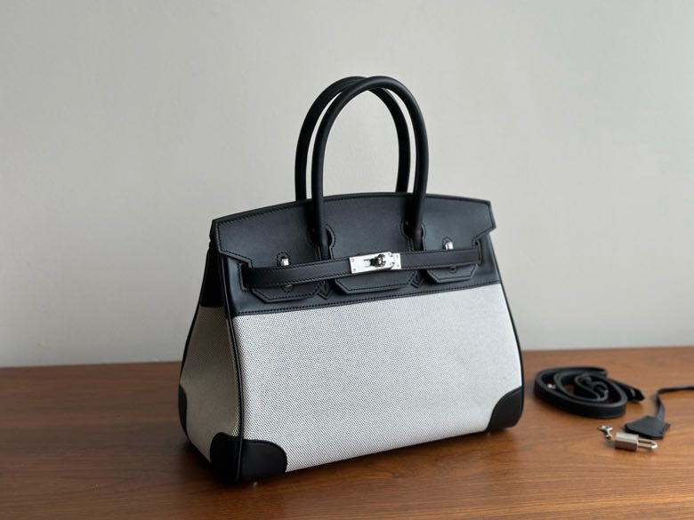 Сумка HERMES BIRKIN 30 Chestnut в коже Swfit 30 см фото 8