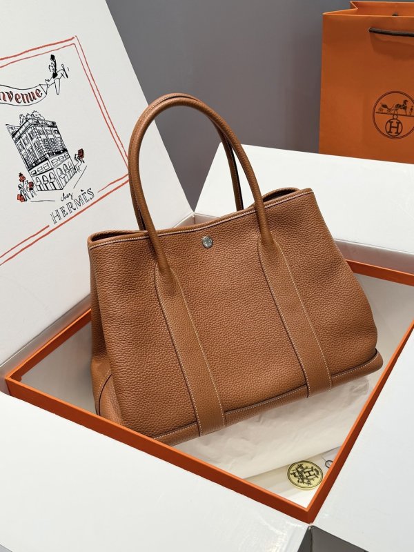 Сумка Hermes Garden Party 36 см женская кожаная