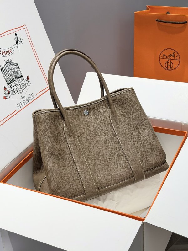 Сумка Hermes Garden Party 36 см женская кожаная