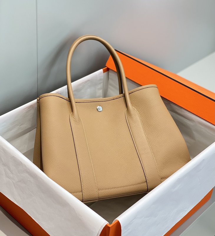 Сумка Hermes Garden Party 36 см женская кожаная