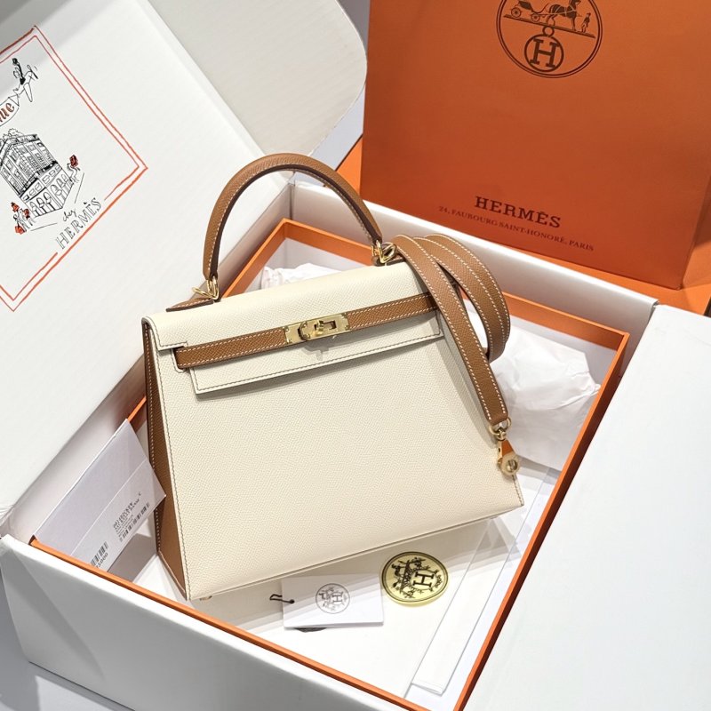 Сумка из кожи Epsom Kelly 25 см