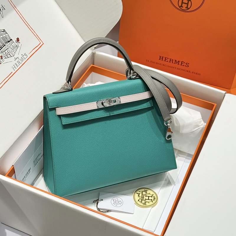 Сумка из кожи Epsom Kelly 25 см