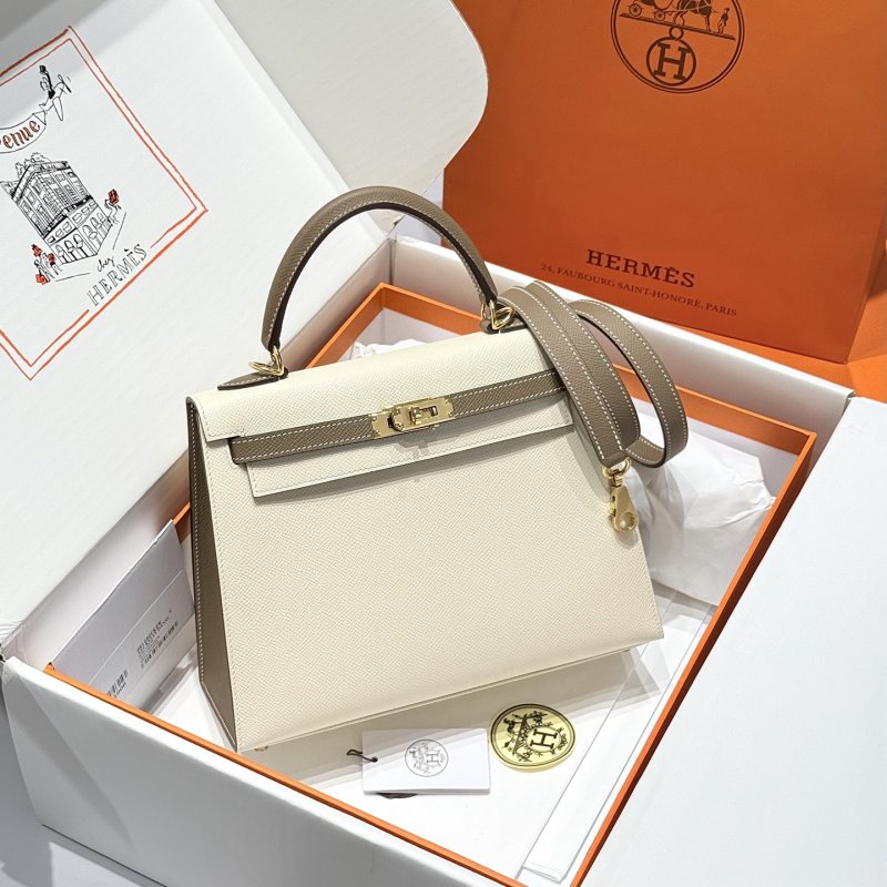 Сумка из кожи Epsom Kelly 25 см