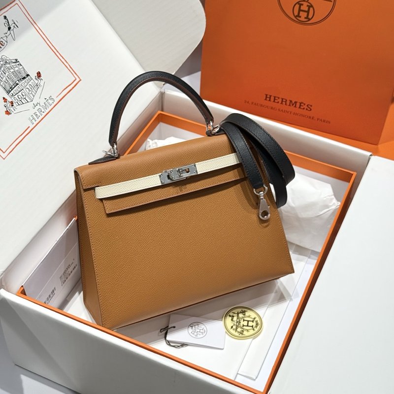 Сумка из кожи Epsom Kelly 25 см