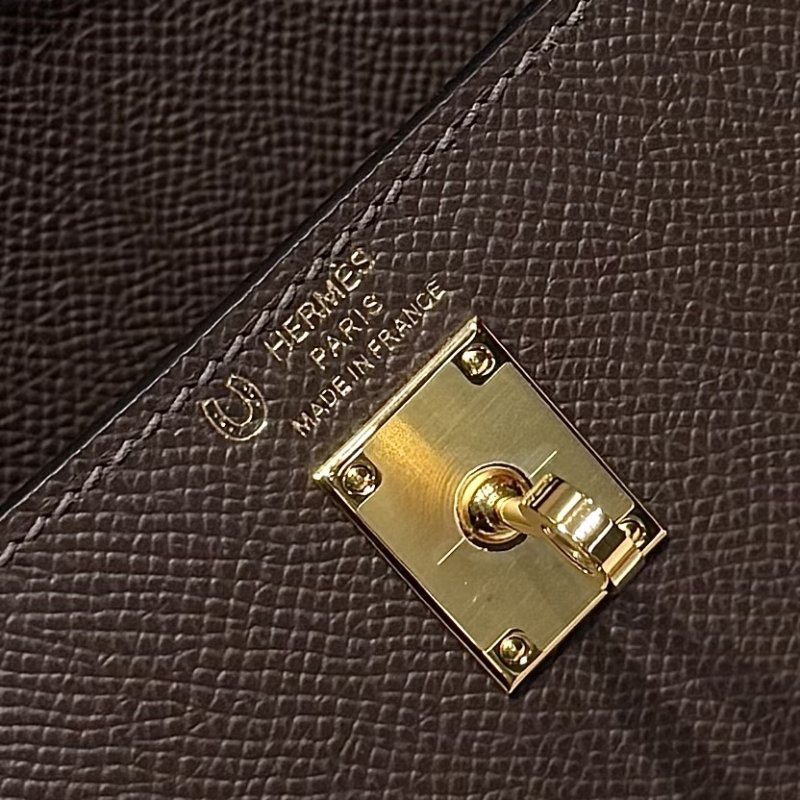 Сумка из кожи Epsom Kelly 25 см фото 2