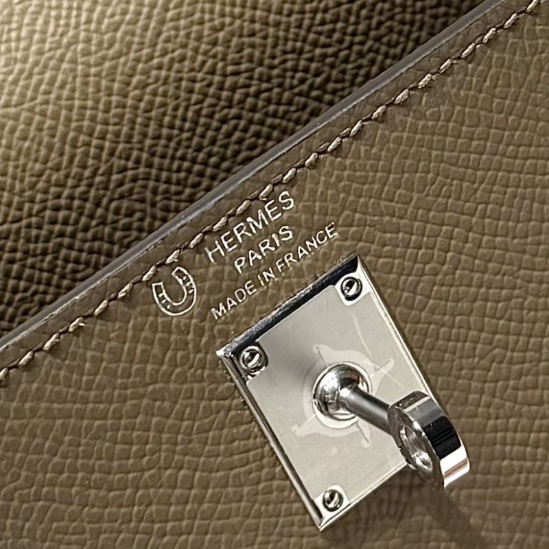 Сумка из кожи Epsom Kelly 25 см фото 2