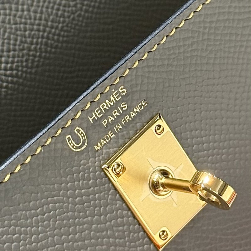 Сумка из кожи Epsom Kelly 25 см фото 2