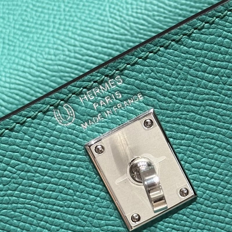 Сумка из кожи Epsom Kelly 25 см фото 3