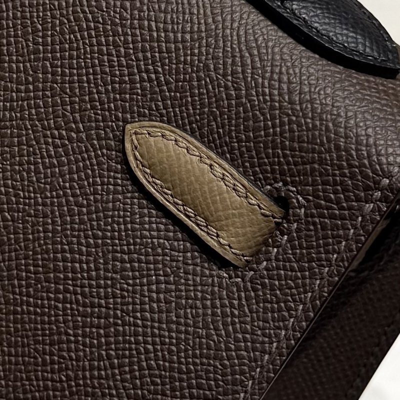 Сумка из кожи Epsom Kelly 25 см фото 4