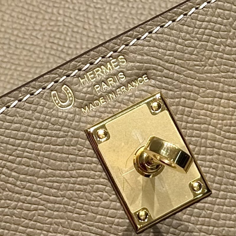 Сумка из кожи Epsom Kelly 25 см фото 4