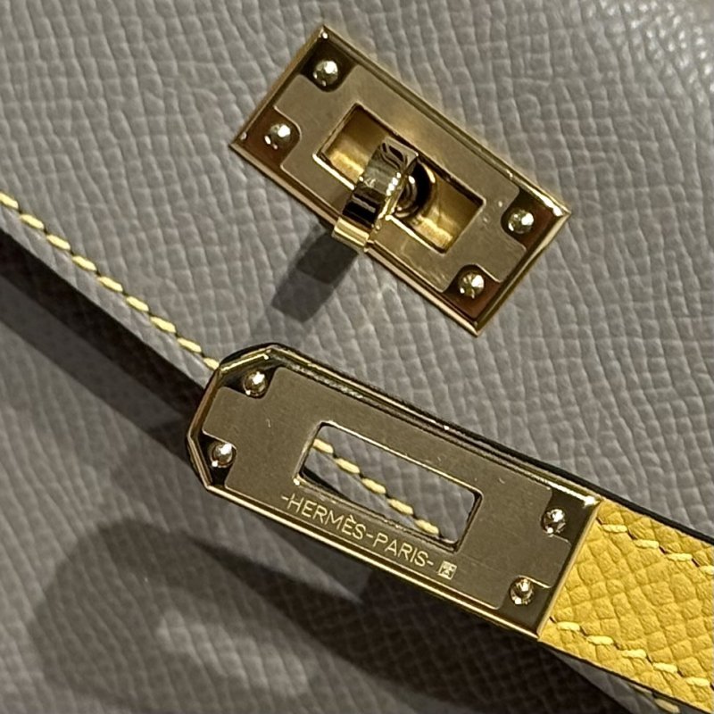 Сумка из кожи Epsom Kelly 25 см фото 5