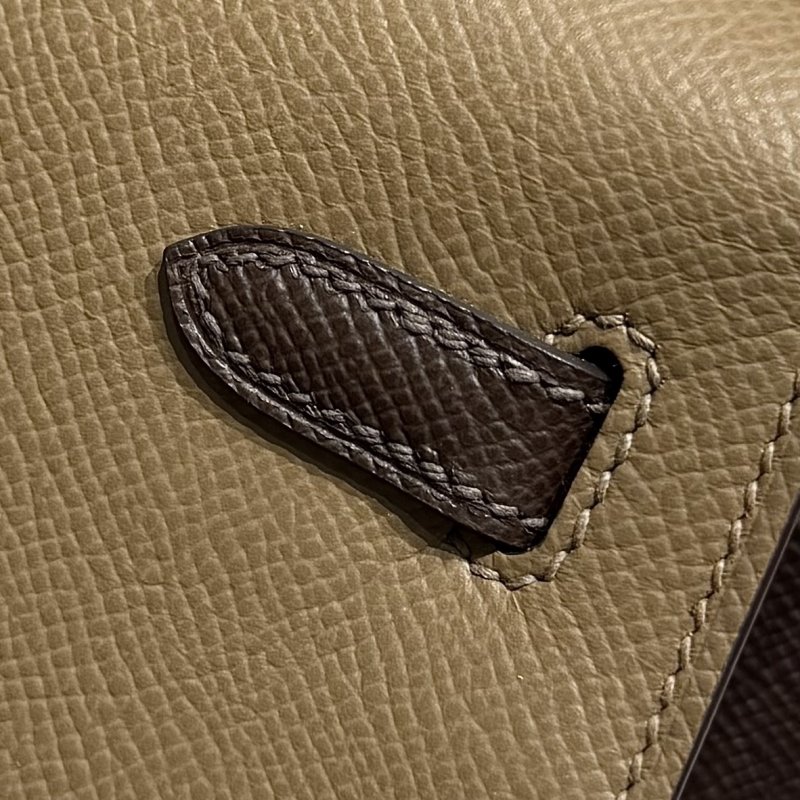 Сумка из кожи Epsom Kelly 25 см фото 5