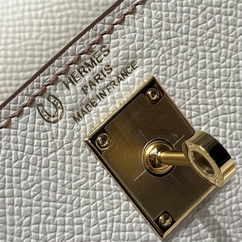 Сумка из кожи Epsom Kelly 25 см фото 5