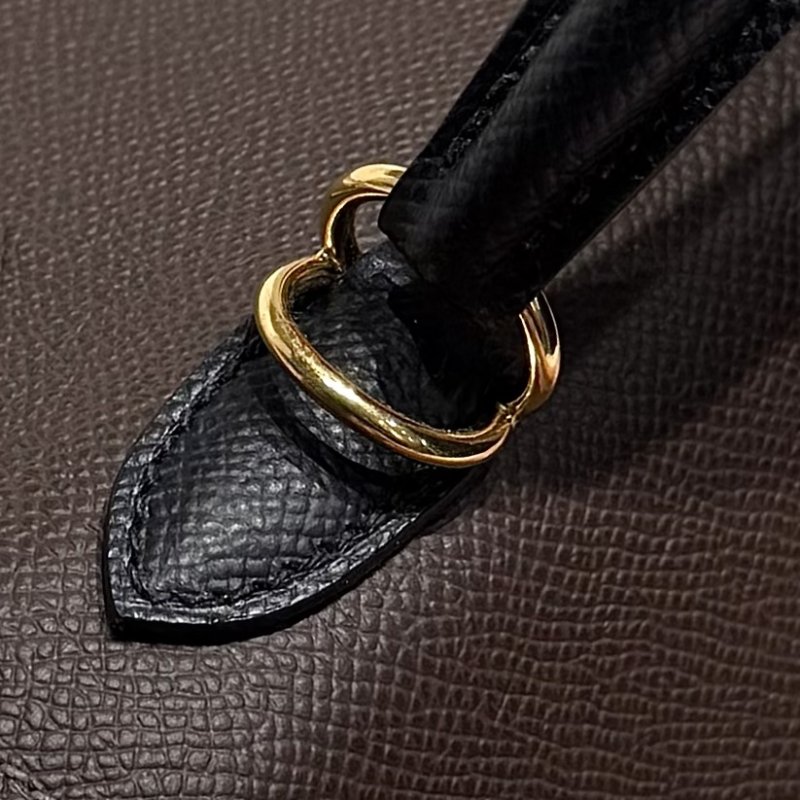 Сумка из кожи Epsom Kelly 25 см фото 5