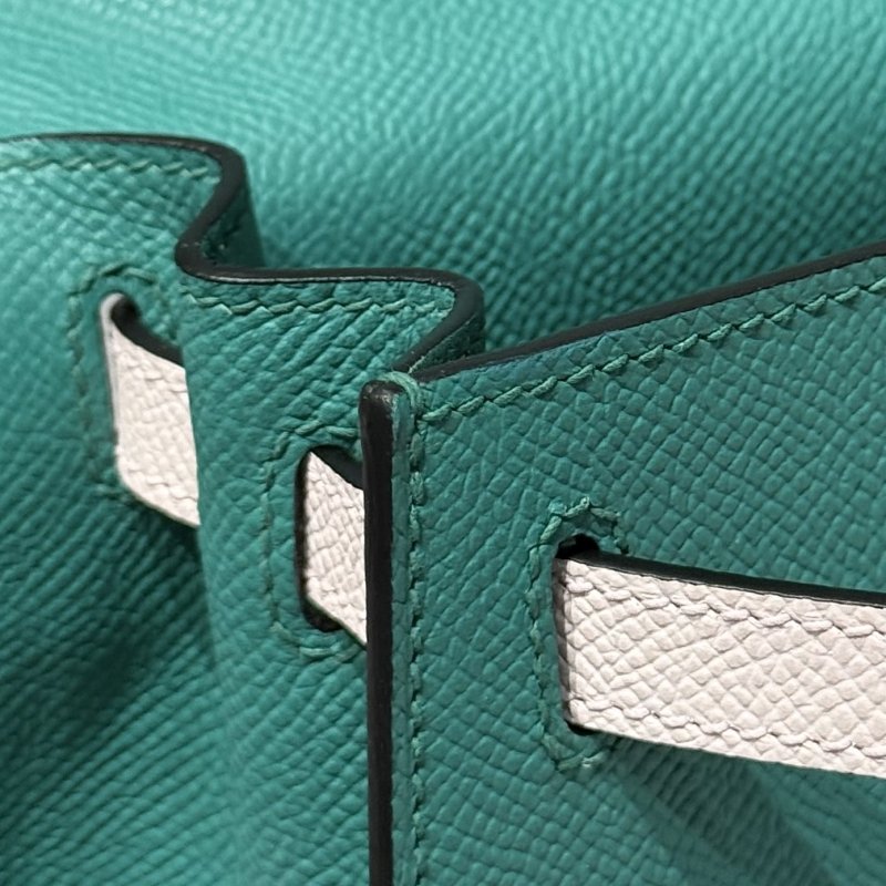 Сумка из кожи Epsom Kelly 25 см фото 6