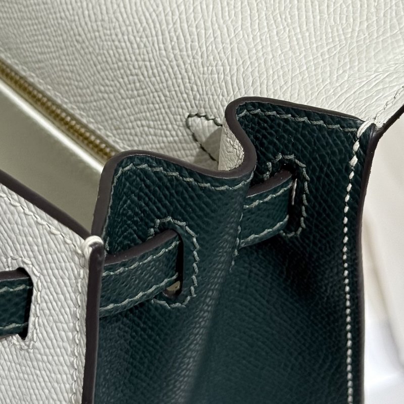 Сумка из кожи Epsom Kelly 25 см фото 6