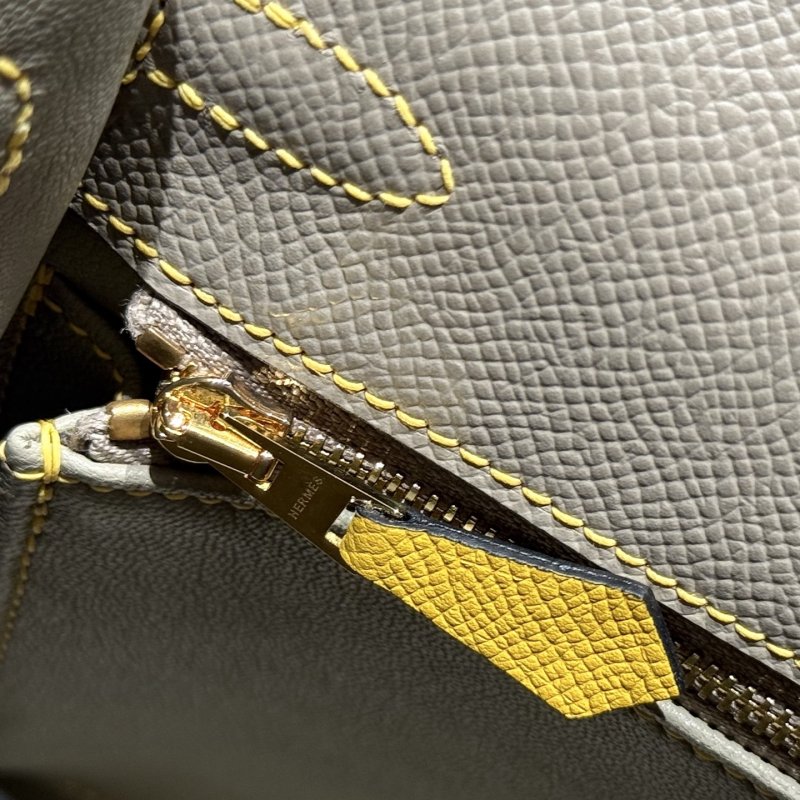 Сумка из кожи Epsom Kelly 25 см фото 7