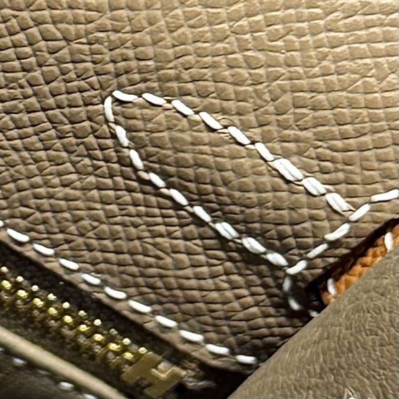 Сумка из кожи Epsom Kelly 25 см фото 7