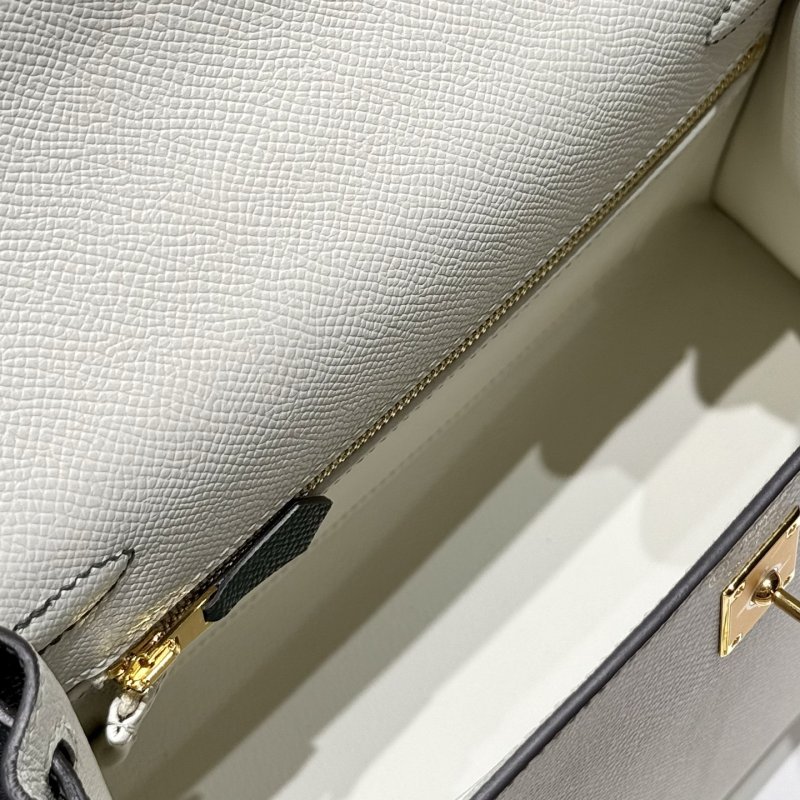 Сумка из кожи Epsom Kelly 25 см фото 7