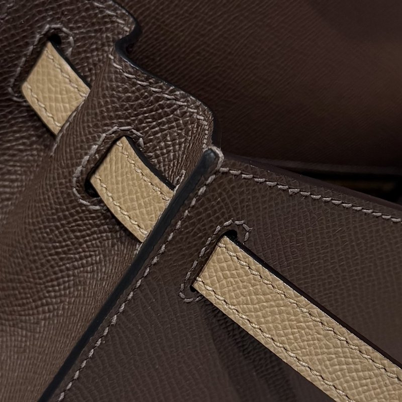 Сумка из кожи Epsom Kelly 25 см фото 7