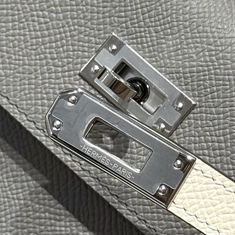 Сумка из кожи Epsom Kelly 25 см фото 7