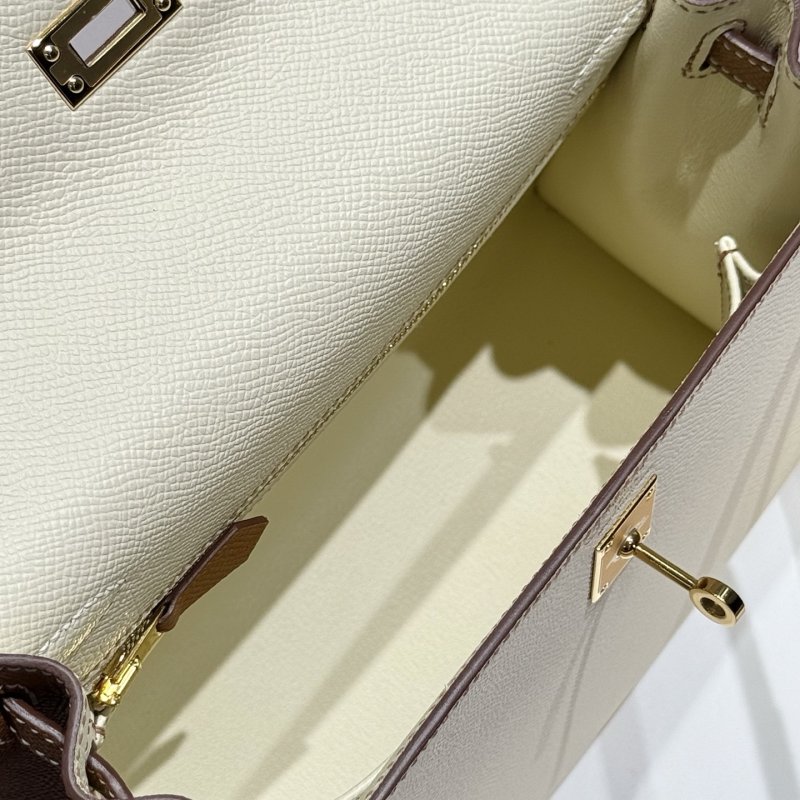 Сумка из кожи Epsom Kelly 25 см фото 8