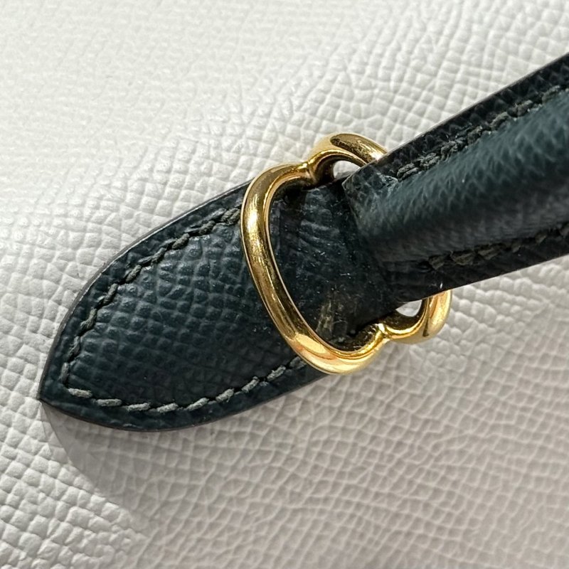 Сумка из кожи Epsom Kelly 25 см фото 8