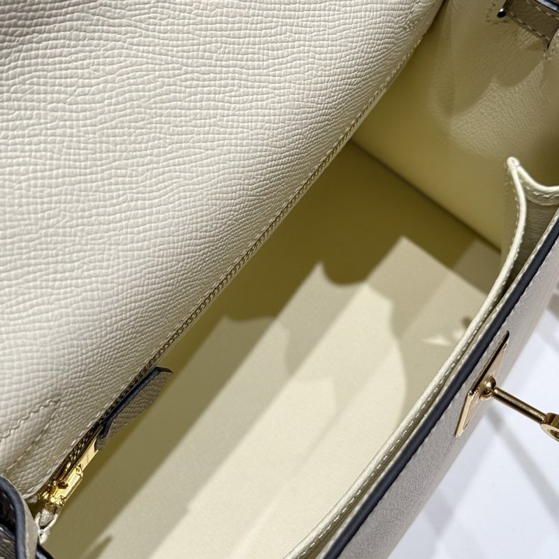 Сумка из кожи Epsom Kelly 25 см фото 8