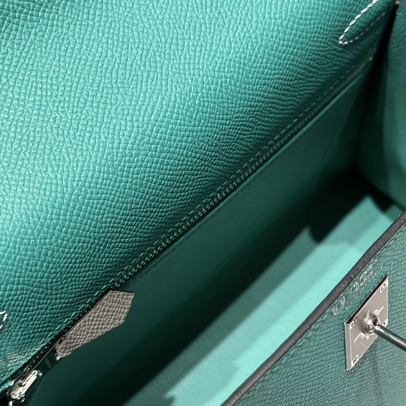 Сумка из кожи Epsom Kelly 25 см фото 8