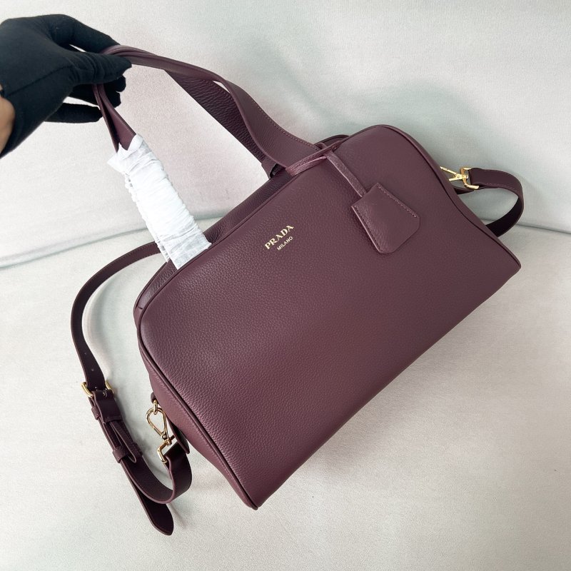 Сумка из натуральной зернистой кожи 33 см фото 2