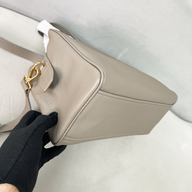 Сумка из натуральной зернистой кожи 33 см фото 7